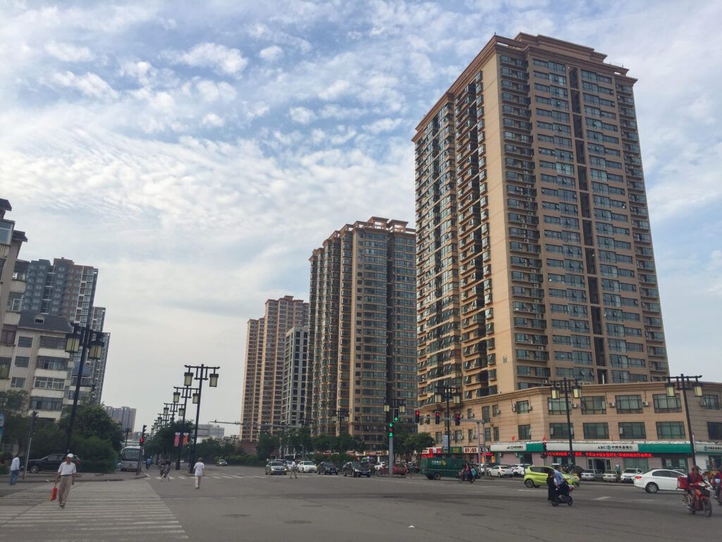 rascacielos en la ciudad de Datong