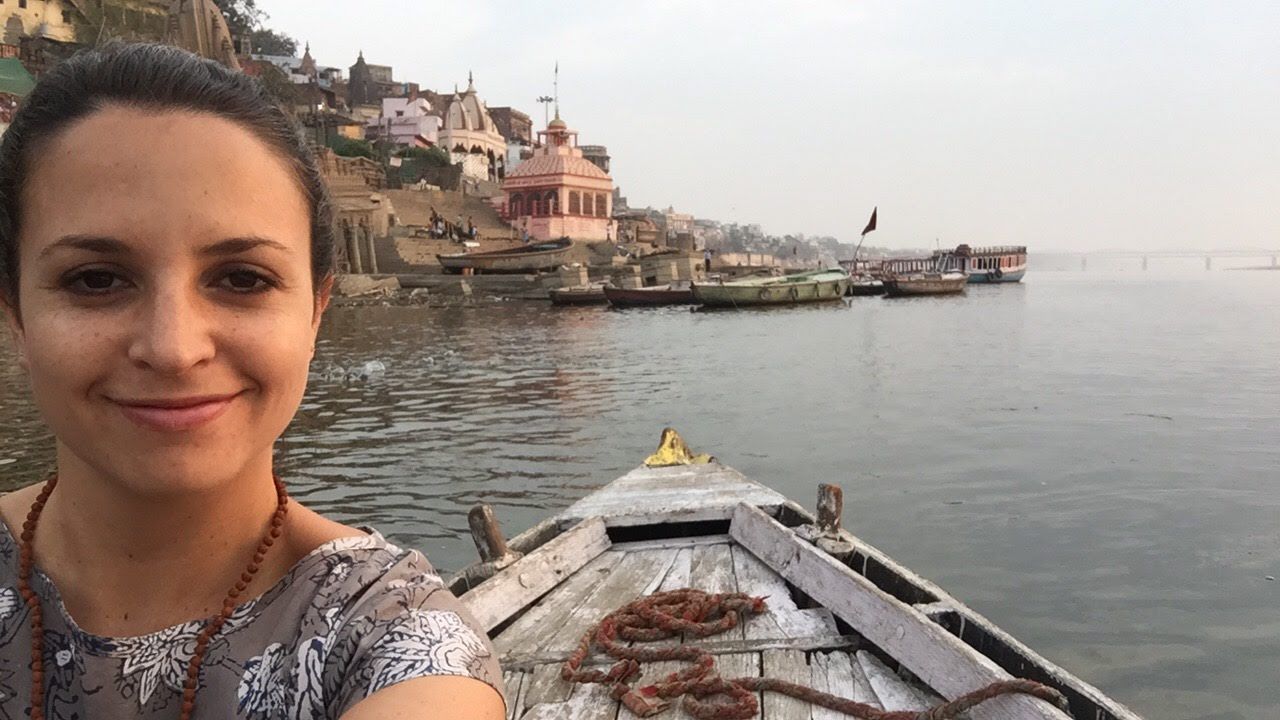 navegación río Ganges - Varanasi