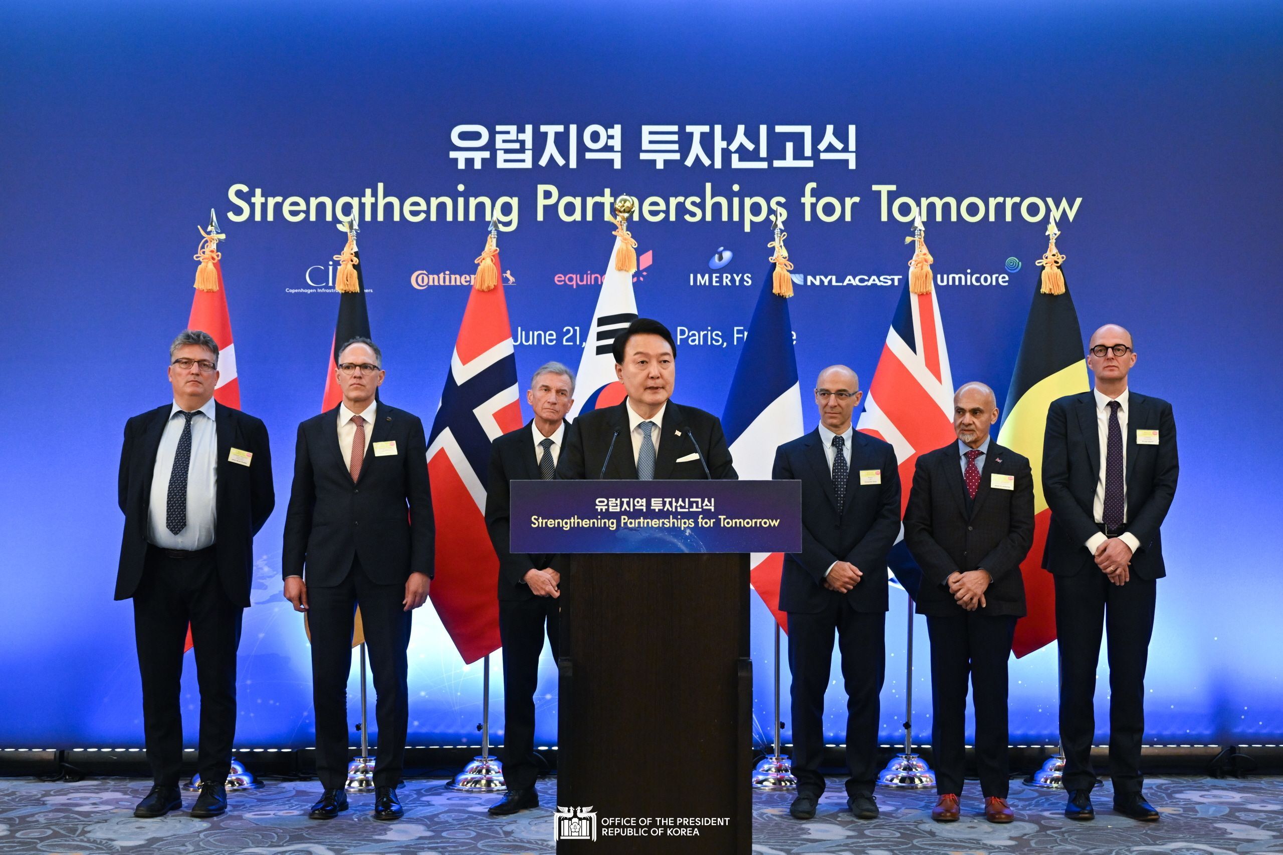 Corea empresas europeas